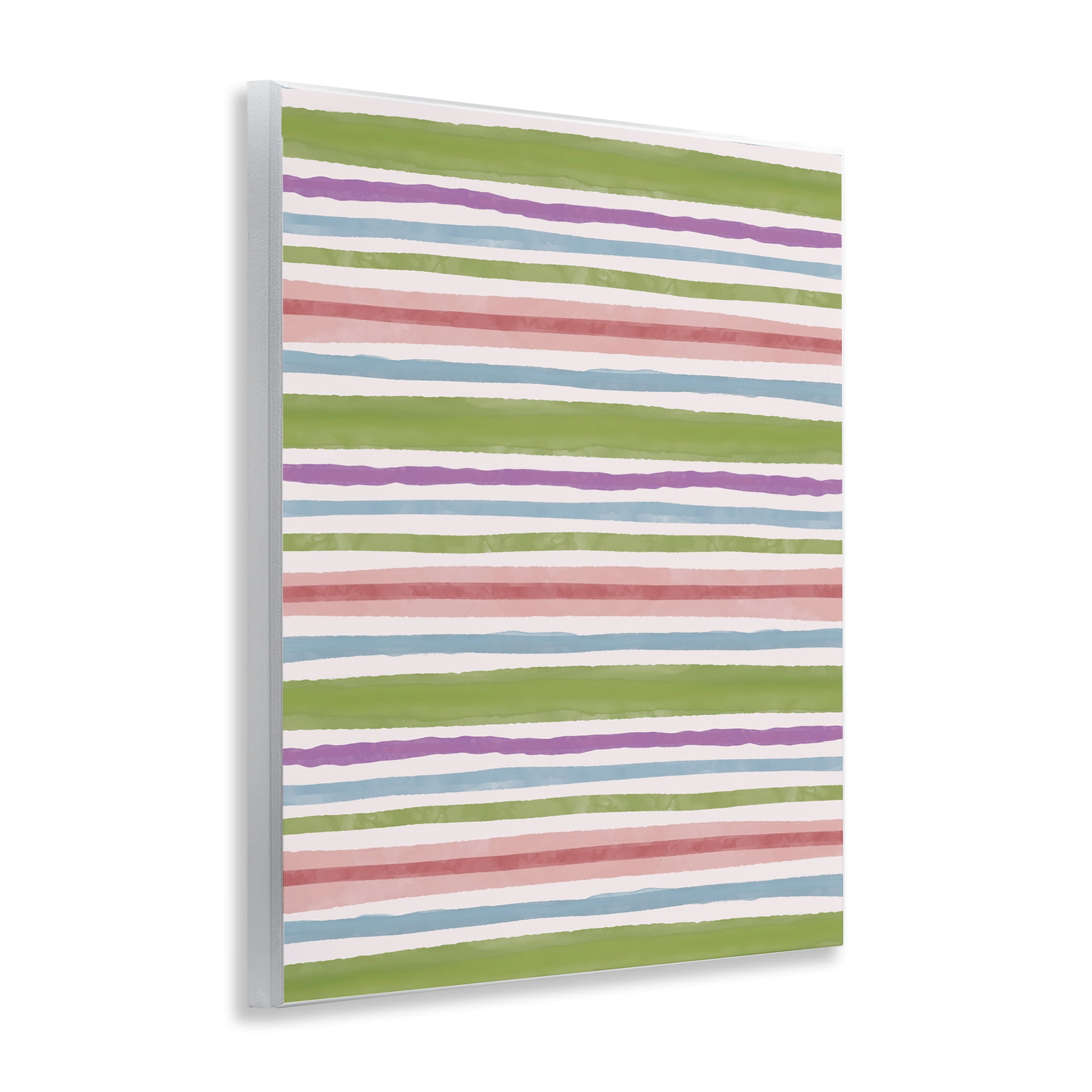 Stupell Industries Fun Stripes Pattern Abstract Painting Unframed Art Print Wall Art, 11 x 14