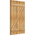 thumbnail image 2 of 26 7/8"W X 43"H Timbercraft Five 5 3/8" Boards Joined Board-N-Batten Shutters W/Z-Bar, Rough Sawn Western Red Cedar (Per Pair), 2 of 5