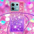 thumbnail image 4 of Funda para Xiaomi Redmi Note 13 5G Brillantina Líquida Divertida Reluciente y con Cristales en Movimiento Cuerpo Cruzado con Cordón Ajustable, 4 of 5