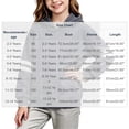 thumbnail image 3 of Vmberlty Hoodies for Girls 2-14 Years Old, Striped Sleeve Pullover Hoodie with Kangaroo Pocket, Loose Drop Shoulder Kids Casual Sport Sweatshirts, 3 of 6