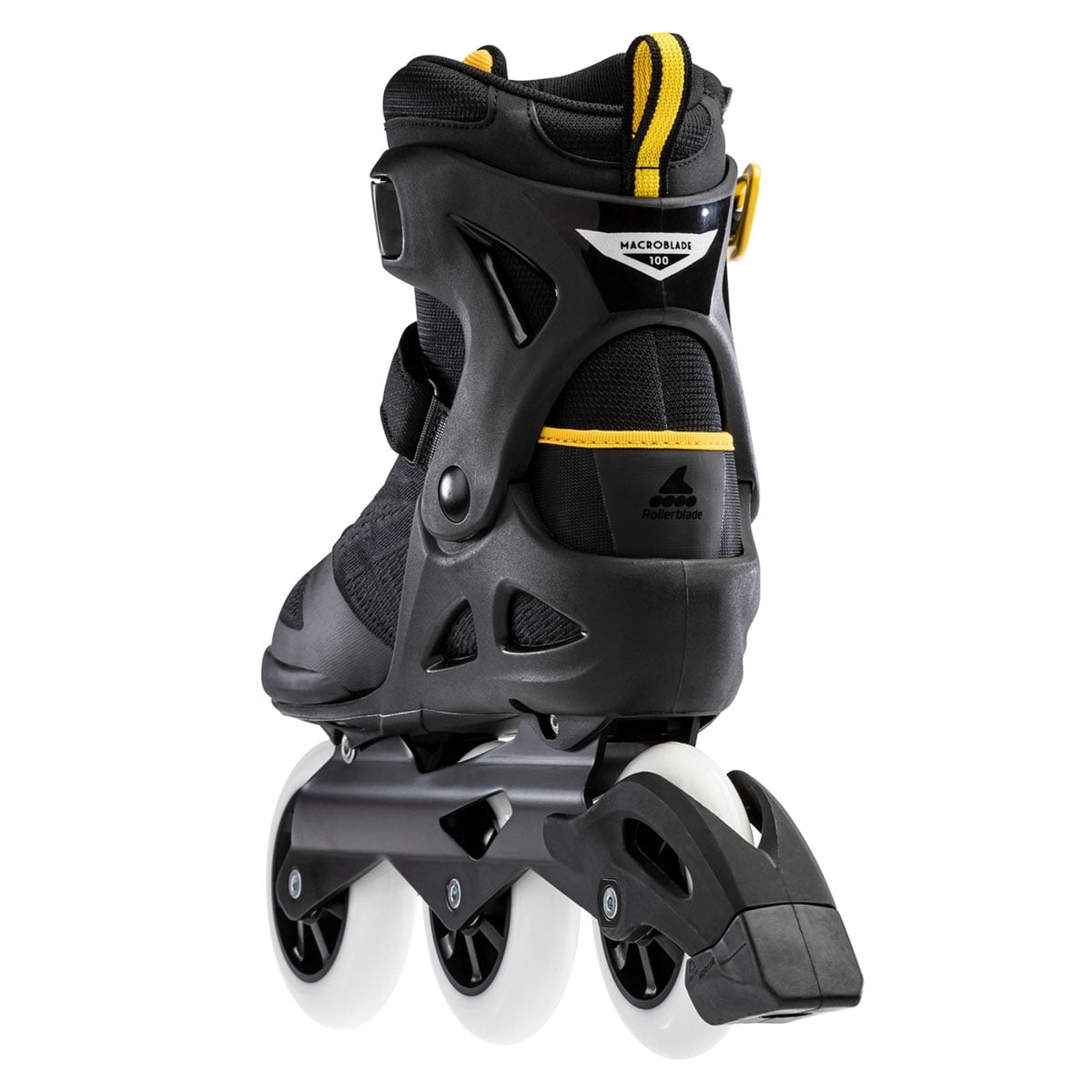 Rollerblade Macroblade 100 3WD Men's Adult Inline Skate Size 12, Black & Yellow