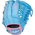 thumbnail image 2 of Rawlings Heart of the Hide Outfield Glove | 331 Pattern | 12.75-Inch | RHT | Columbia Blue/Pink, 2 of 2