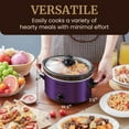 thumbnail image 2 of Elite Gourmet MST-275XP Mijoteuse Électrique Ovale, Capacité de 2Qt, Violet, 2 of 7
