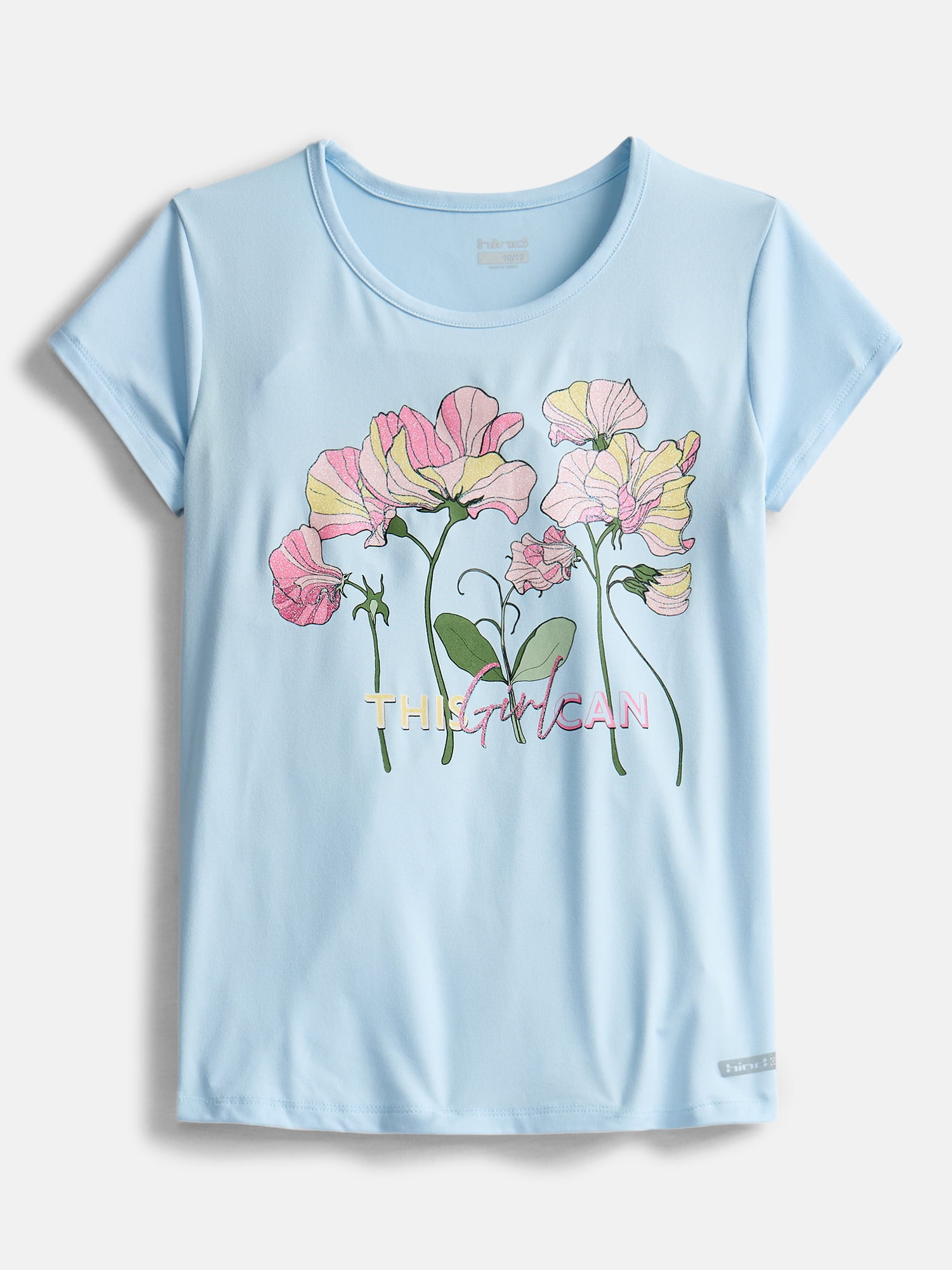 Hind Girls Graphic Tee with Short Sleeves, 2-Pack, Sizes 4-16