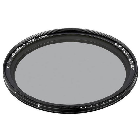 B   W 67mm XS-Pro Vario Neutral Density MRC Nano Filter - 0.3 to 1.5 (1 to 5 stops)