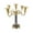 D #5, variant on European Style Metal Candle Holder | Vintage Table Decor for Romantic Candle Light Dinners & Wedding Centerpiece Display | Single Piece