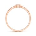thumbnail image 2 of ANGARA Natural Diamond Cushion Cluster Promise Ring in 14K Rose Gold for Women (Size-1mm| Color-H| Clarity-SI2) | April Birthstone, Anniversary, Jewelry Gift for Women | Natural Diamond Ring, 2 of 8
