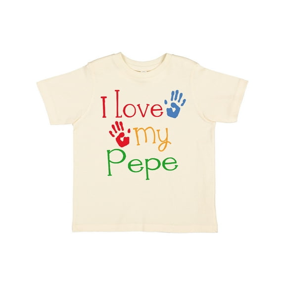 Inktastic Pepe Grandkids Handprints Boys or Girls Toddler T-Shirt