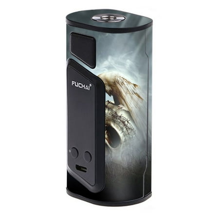 Skins Decals For Sigelei Fuchai Duo-3 175W Tc Vape / Skull Barbed Wire White
