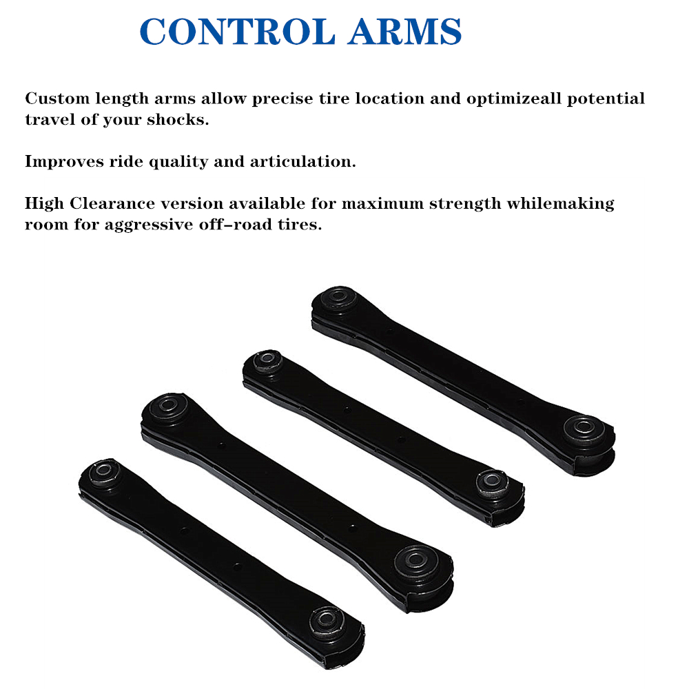LABLT Upper & Lower Control Arms with Bushings for Dodge RAM 03-09 2500 4 Wheel Drive Fits select: 2008 DODGE RAM 1500 ST/SLT, 2007 DODGE RAM 1500 ST