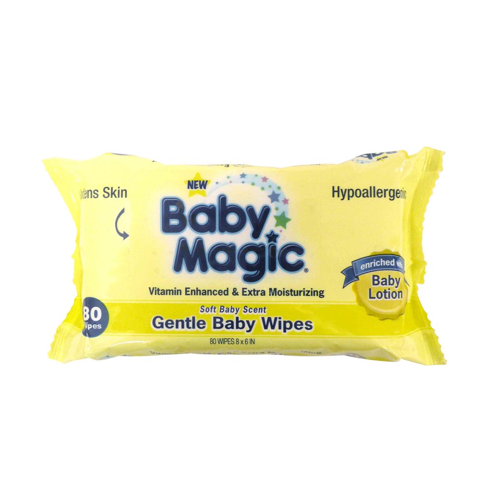 Baby Magic Soft Powder Scent Scented Baby Wipes (72count) Walmart
