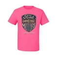 thumbnail image 2 of Wild Bobby, 1983 Vintage Distressed Ford Motors Legendary Power Cars and Trucks Men's Graphic T-Shirt, Neon Pink, Large, 2 of 3