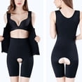 thumbnail image 3 of Faja moldeadora de glúteos abiertos, moldeadora de cuerpo adelgazante posparto con 3 filas de ganchos, moldeadora de cuerpo con filas de ganchos, calidad superior, 3 of 9