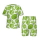 thumbnail image 1 of Balery Green Various Lemons Conjunto de Pijama Infantil de Manga Corta con Estampado – Ropa de Dormir de Algodón Suave-Large, 1 of 6