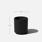 Sunside by Veradek Ripple 12 Planter Black