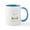 White/Blue Inside, variant on CafePress - Happy Easter You Funny Bunny Mugs - 11 oz Ceramic Mug - Novelty Coffee Tea Cup