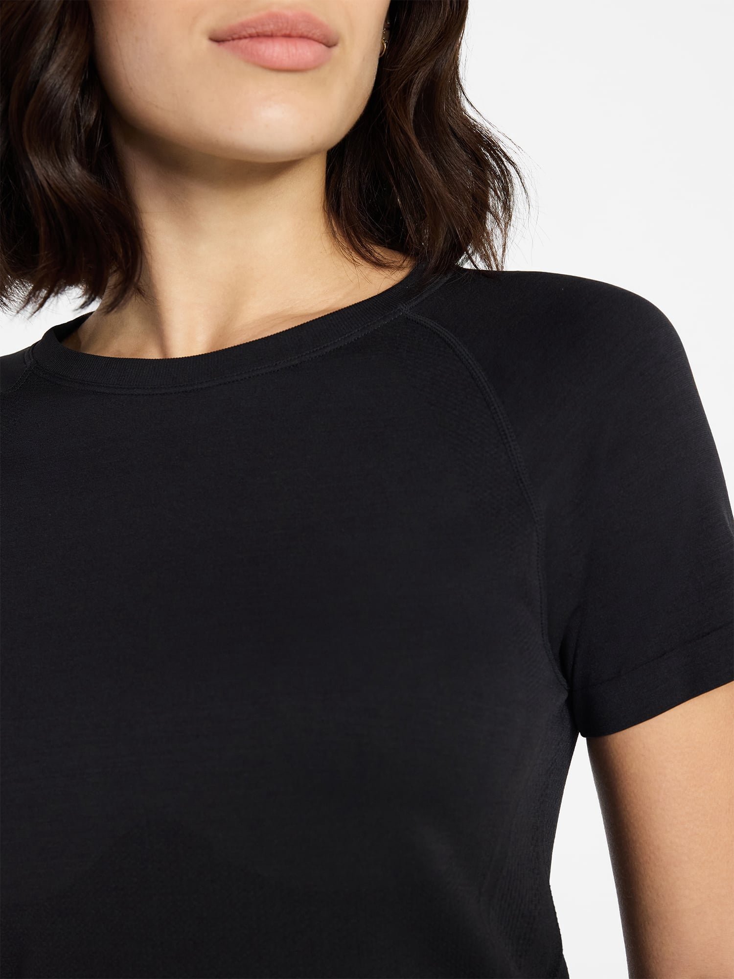 Avia Women's Seamless Tee with Short Sleeves, Sizes XS-XXXL