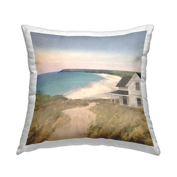 Stupell Industries Cottage Down By Shore Decorative Printed Throw Pillow Design by Amber Sterling.
