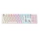 thumbnail image 1 of Teclado para juegos Teclado con cable RGB de 104 teclas Tapa de tecla de color dual blanco Ehuebsd Para estrenar, 1 of 4
