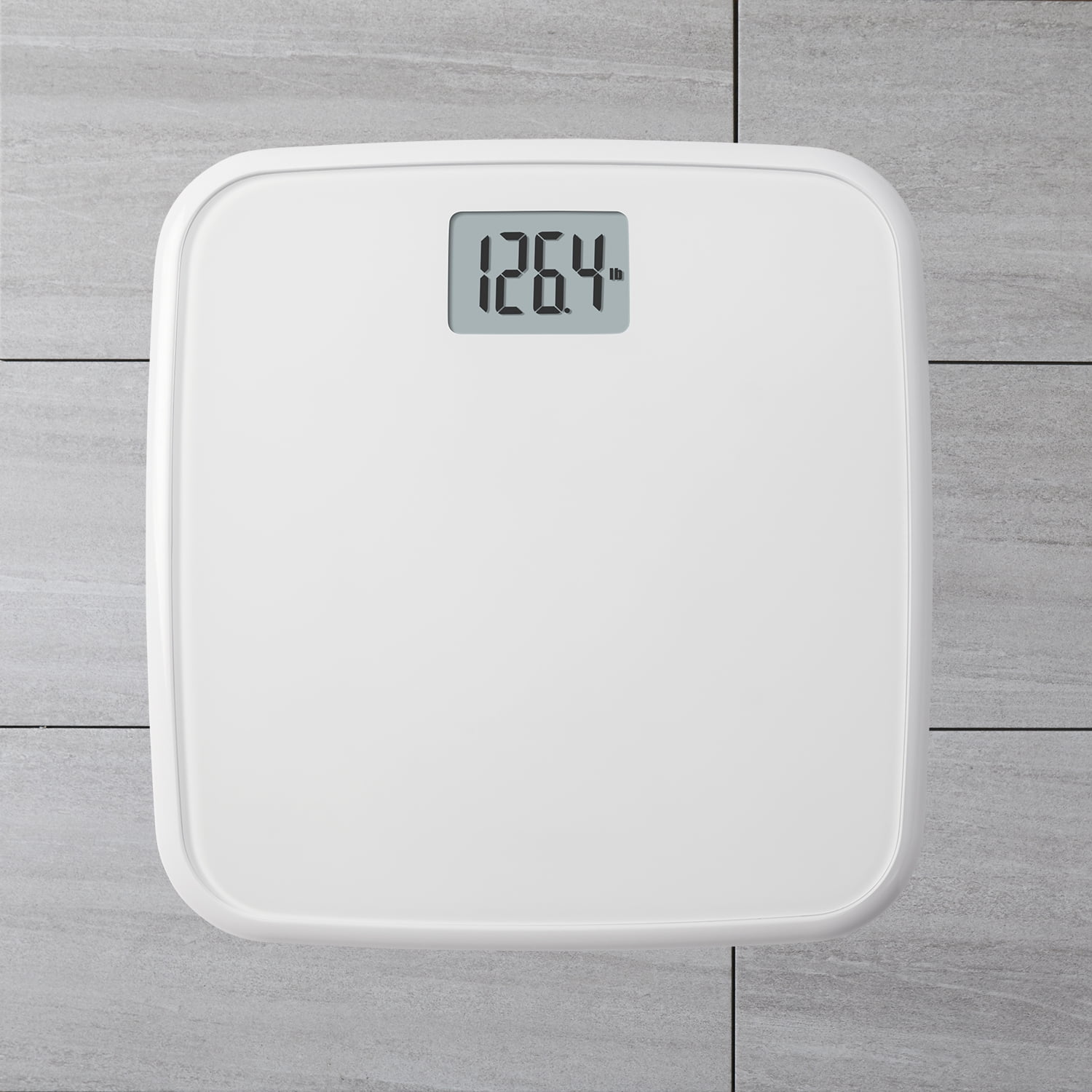 Instatrack Digital Glass Scale Super Thin, White