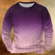 thumbnail image 1 of Sudadera sin capucha para hombre, informal, a la moda, con cuello redondo, estampado, de manga larga, blusa de poliéster, 1 of 3