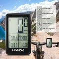 thumbnail image 2 of Lixada Lixada Wireless Bicycle Computer BKV-1206, Multifunctional Cycling Tracker with 11 Features Including Speed, Distance, Time & Temperature, LED Backlight, Auto On/Off, and Rechargeable Battery, 2 of 6