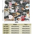 thumbnail image 2 of Thomas Brodie Fashion Personality Blanket Winter Super Soft Quilt Bed Durable Warm Lightweight Blanket 60"x50", 2 of 5