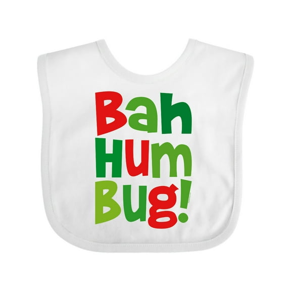 Inktastic Bah Humbug Boys or Girls Baby Bib