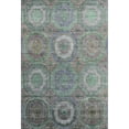 thumbnail image 2 of Addison Rugs Mayfield Premium Machine Washable Transitional Panel Green Rectangle Rug, 9' X 12' Machine Washable Transitional Panel Green Oversized Sherpa Throw Blanket, 2 of 6