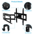 thumbnail image 2 of iMounTEK Full Motion TV Wall Mount For 32in-55in TV Swivel Tilt Articulating TV Wall Rack For 99lbs Max Bearing Support Up To 400x400mm, 2 of 9