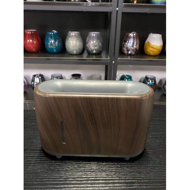 Humidificador de aromaterapia con llama, difusor de aceites esenciales con simulación de llama, humidificador de aire ultrasónico con luces LED