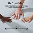 thumbnail image 5 of Full Size Mattress, 6 Inch Full Mattress, Basic Graphite Cooling Memory Foam Mattress in a Box, Pressure Relief with Medium Firm Support, CertiPUR-US Certified, 75''L x 54''W, 5 of 9