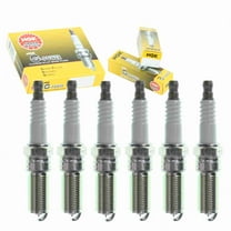 6 pc NGK 5019 G-Power Spark Plugs for 3032 3032-2 3132 4513 4718 6716 6727 6728 AP5263 AP5263DP2 AP5364 AYFS22FM HR7MPP30X HR8MPP30X HR8NPP302X ITV16TT PTV16TT RE10PM5 RE10PMC5 SP411 Ignition Wire