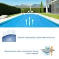 thumbnail image 3 of 12Mil Solar Pool Cover, Rectangle Sun Heater Covers for Inground Pools and Above Ground Swimming Pool, Heat Retaining Blanket for Water 1200 Series, 3 of 7