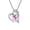 Necklace Style 2, variant on ROSIANNA 925 Sterling Silver Charm for Bracelets Blue Pansy Flower Spacer Charms Women Bracelet Spacer Charms