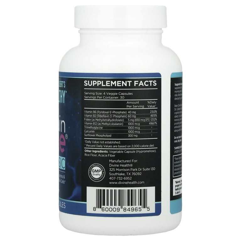 Divine Health Brain Zone® Basic, 120 Capsules - Walmart.com
