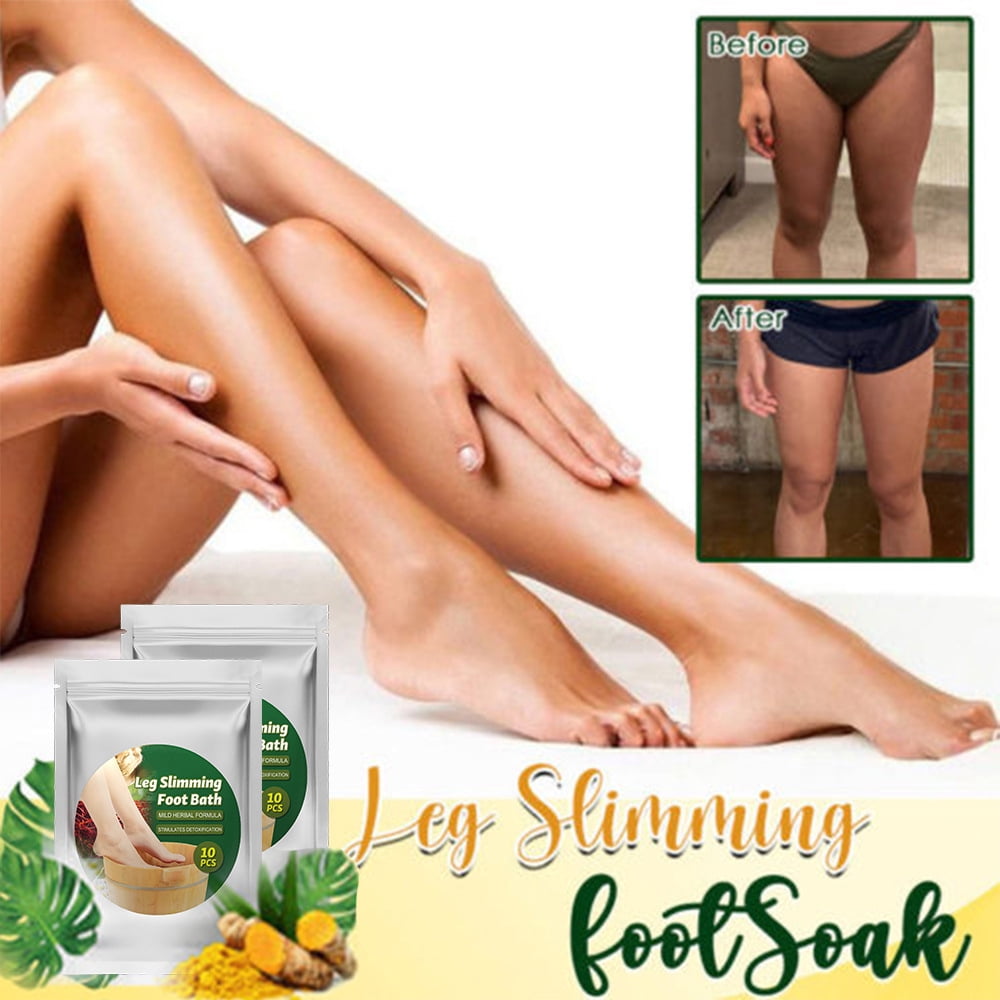 Alvantor Herbal Body Detox Foot Soak with Ginger Ginseng for Circulation Calf Tension Relief, 10pcs