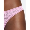 thumbnail image 5 of Joyspun Women's Soft Touch Lace Thong Panties, 4-Pack, Sizes XS-3XL, 5 of 9