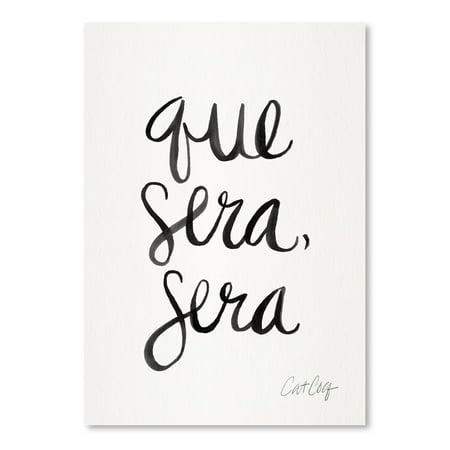 UPC: 0686457548267 | Americanflat Whatever Will Be Will Be Blackink by Cat Coquillette Poster Art Print