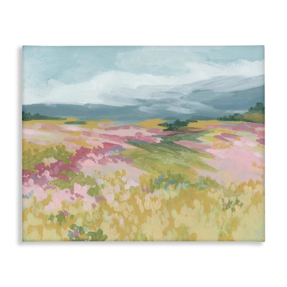 Stupell Industries Contemporary Abstract Mountain Hills Canvas Art, 20 x 16, by June Erica Vess