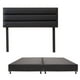 thumbnail image 1 of Box Base Cama King Size + Cabecera Londres Negro Dicasa  Londres Vita, 1 of 8