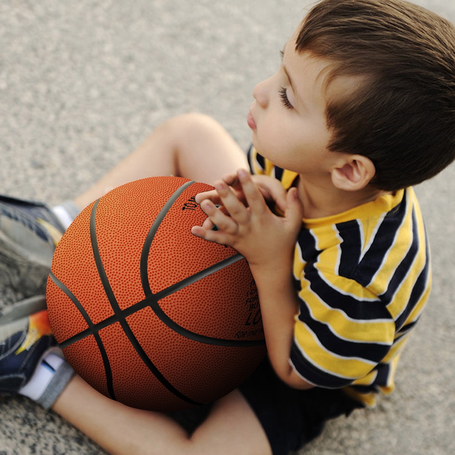 KW Personalized Letter Basketball For Grandson, Basketball Indoor/Outdoor Game Ball, Birthday Christmas Gift For Grandson From Grandparent