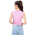 thumbnail image 3 of TOP PARA MUJER QUARRY LONG FIT CON RAYAS, 3 of 4