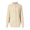 thumbnail image 4 of Vedolay Womens Cardigans Lightweight Open Front Long Sleeve Button Down Knit Sweaters Cardigan Coat White,S, 4 of 5