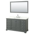 thumbnail image 7 of Wyndham Collection Wcs202060s-Qtz-Us3m58 Deborah 60" Free Standing Single Basin Vanity Set, 7 of 7