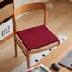 thumbnail image 4 of Cojín de lino, 1 pieza, cojines para silla de comedor, cojín para silla, desmontable y lavable, cojín para silla de casa u oficina, almohadilla de esponja gruesa, diseños de correa antideslizante, alm, 4 of 6