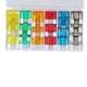 thumbnail image 3 of 24 unids hoja coche fusibles aleación de zinc fusible surtido set piezas automóvil 20A 30A 40A 50A 60A 70A, 3 of 8