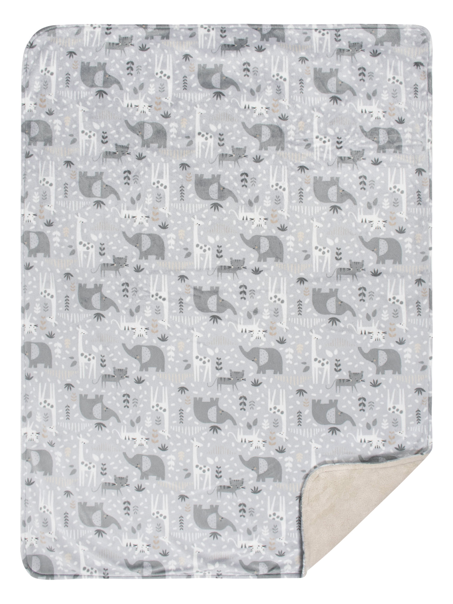 Parent's Choice Plush Baby Blanket, Safari
