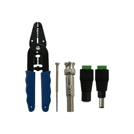 Night Owl DIY-CR-KIT10 DIY CCTV Crimper & Connectors Starter Kit - crimp tool and cable connectors kit