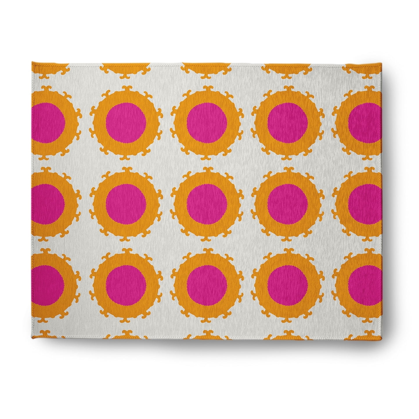 Simply Daisy 2' x 3' Orchid Pan Bubbles Spring Chenille Rug